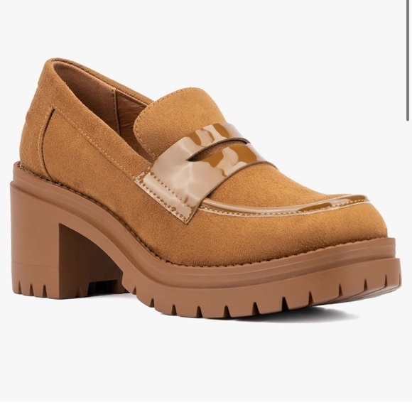 Torgeis Shoes - Torgeis suede  Brown Women's Platform Loafers